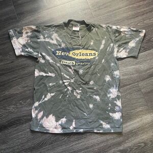 VTG 90s New Orleans French Quarter Single Stitch T-Shirt Medium USA‎